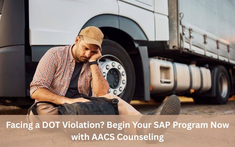 Facing a DOT Violation Begin Your SAP Program Now with AACS Counseling