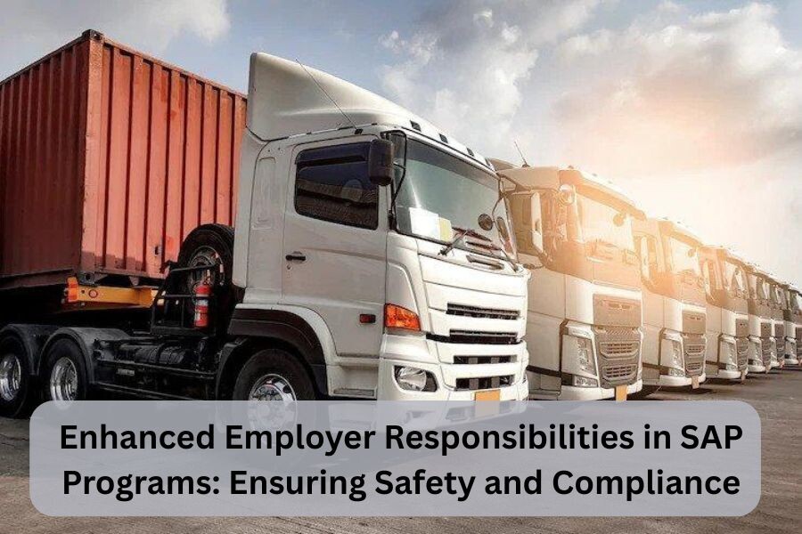 DOT SAP employer responsibilities