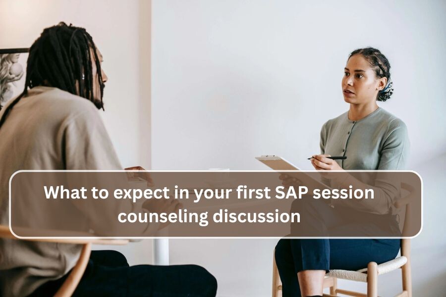 What to expect in your first SAP session steps overview