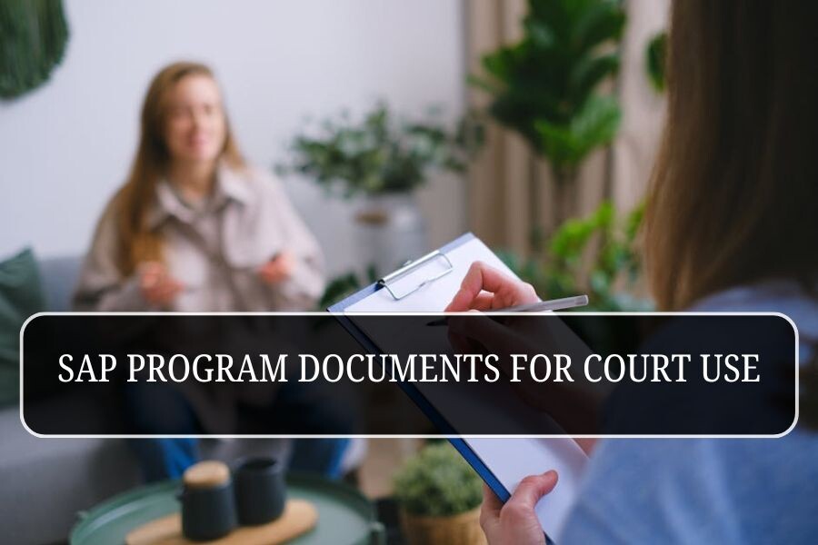 SAP program documents for court use