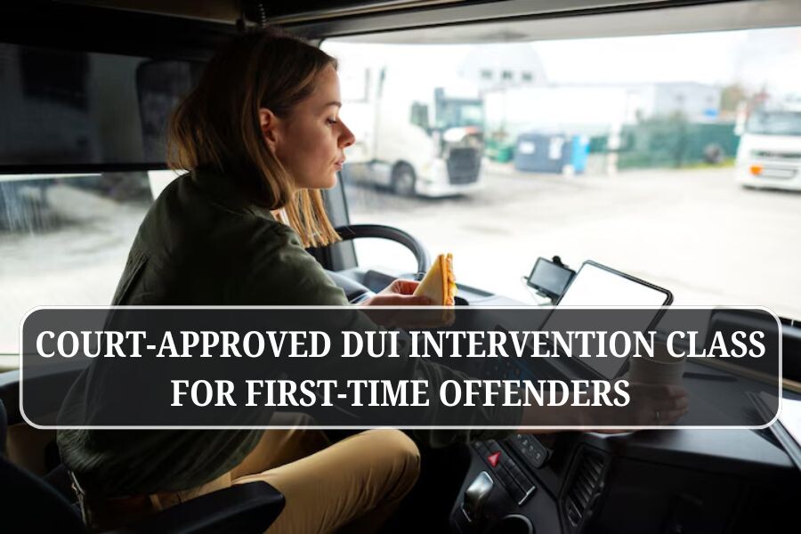 Court-approved DUI intervention class for first-time offenders