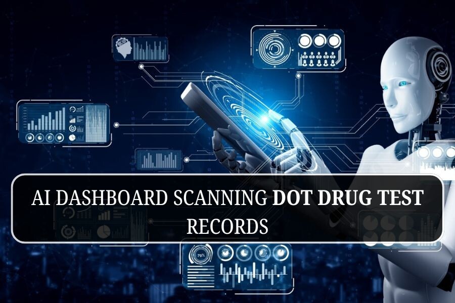 AI dashboard scanning DOT drug test records