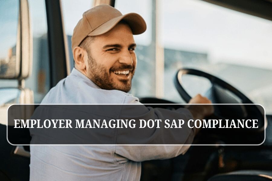 Employer managing DOT SAP compliance