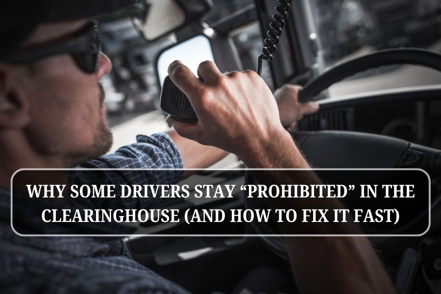 Why Some Drivers Stay “Prohibited” in the Clearinghouse (And How to Fix It Fast)