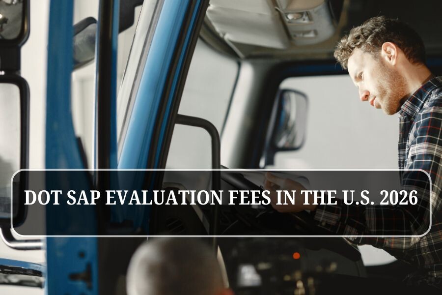 DOT SAP evaluation fees in the U.S. 2026