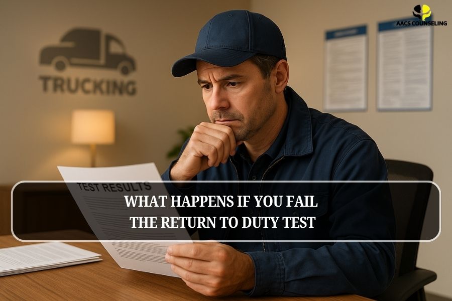 What Happens If You Fail the Return to Duty Test